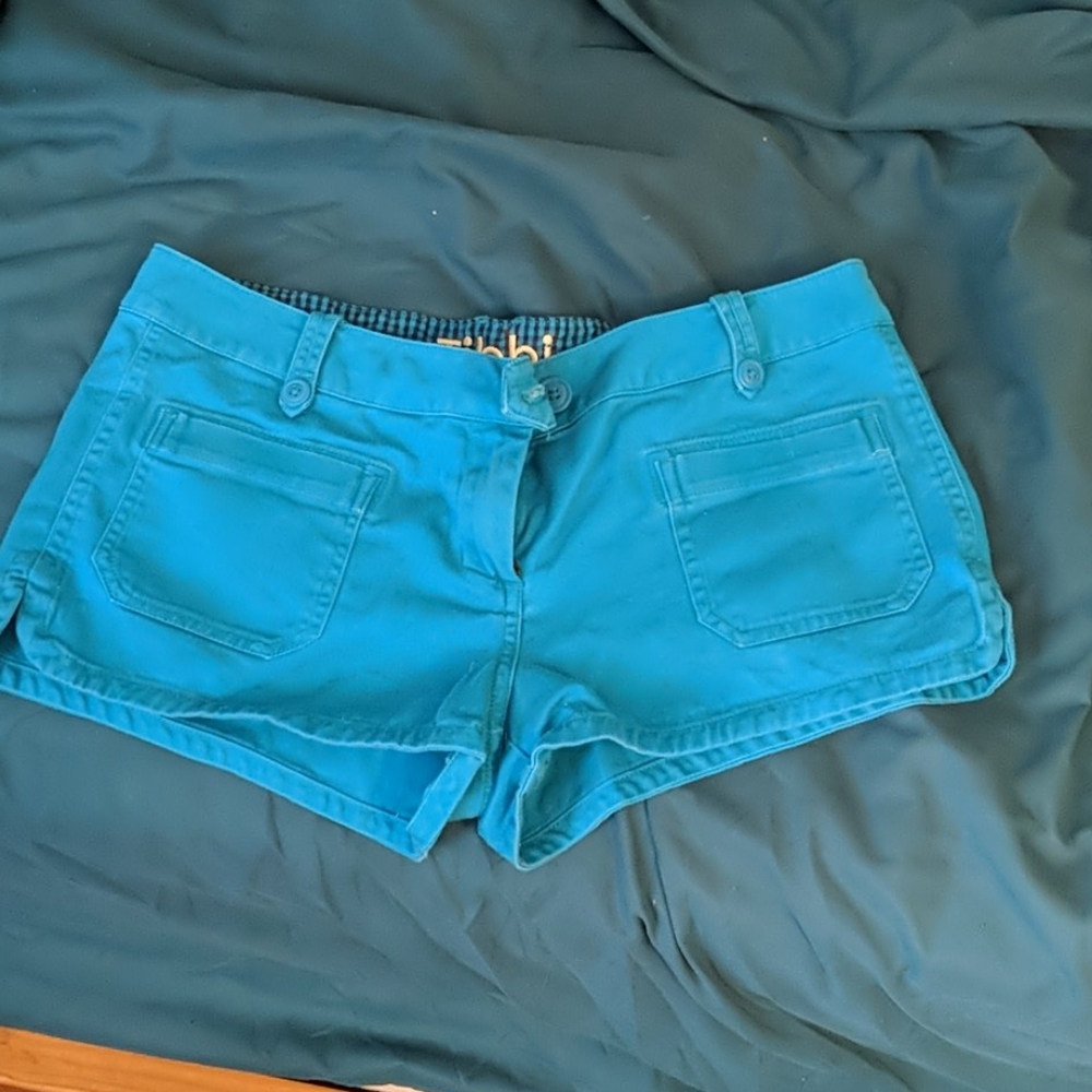 Teal shorts